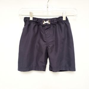 Dark Blue Youth Swim Trunks